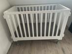 Mooi wit ledikant van babypark, Ophalen of Verzenden, Zo goed als nieuw, Ledikant