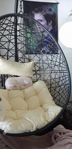 Xenos hangstoel swing met standaard, Ophalen, Zwart, Zo goed als nieuw, Metaal