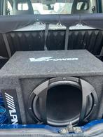 Alpine actieve subwoofer met ingebouwde versterker top staat, Ophalen of Verzenden, Zo goed als nieuw
