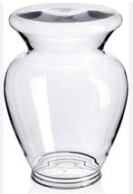 Kartell La Boheme vaas, plastic, kristal, Ophalen of Verzenden, Gebruikt, Kunststof, Minder dan 50 cm