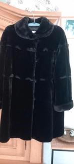 Chique nepbont jas. Nieuw, Kleding | Dames, Jassen | Winter, Ophalen of Verzenden, Nieuw, Maat 46/48 (XL) of groter, Zwart