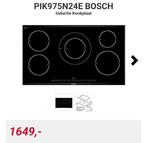 Prachtige inductiekookplaat inbouw Bosch PIK975N24E, Witgoed en Apparatuur, Kookplaten, 5 kookzones of meer, Inductie, Zo goed als nieuw
