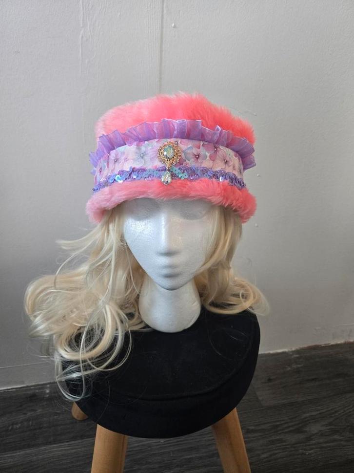 Opgemaakte bont hoofdband carnaval, Kleding | Dames, Carnavalskleding en Feestkleding, Nieuw, Carnaval, Ophalen of Verzenden