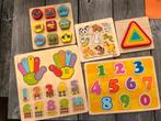 Houten Puzzels Set, Ophalen of Verzenden, Zo goed als nieuw, Puzzelen