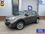 Fiat 500 X 1.4 Turbo MultiAir Lounge|NAVI|CRUISE|TREKHAAK|BT, Gebruikt, Zwart, Bruin, 500X