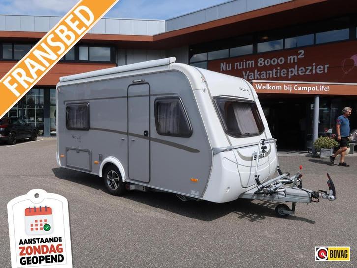 Eriba Nova Light 465 MOVER EN LUIFEL, Caravans en Kamperen, Caravans, tot en met 3, 1000 - 1250 kg, Overige, Eriba, Frans bed