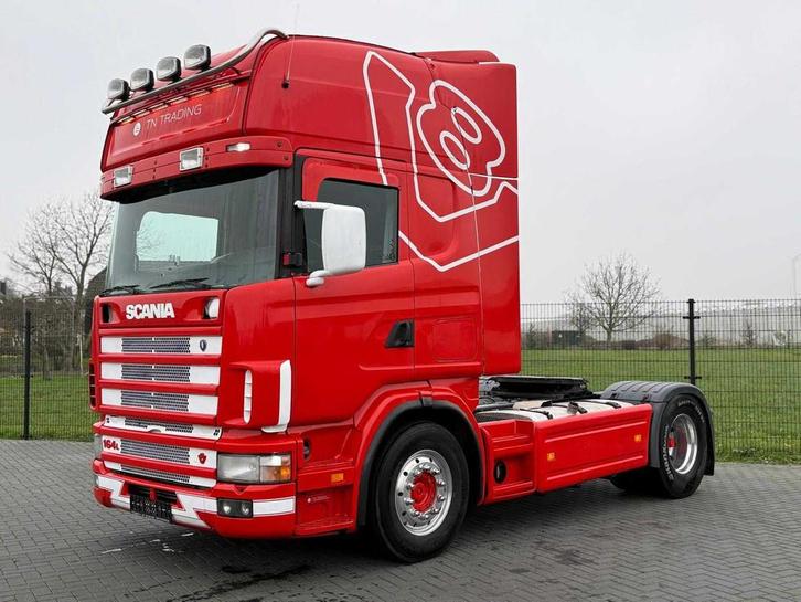Scania - 164.480 - V8 - RETARDER - 2003 - Vrachtwagen, Auto's, Vrachtwagens, Bedrijf, Scania, Overige brandstoffen