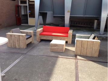 Steigerhout Loungeset set loungebank ACTIEMAAND beschikbaar voor biedingen