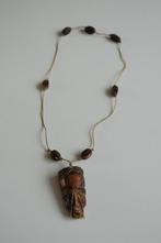 Oude tribal ketting uit Congo / Zaïre met masker serpentijn, Antiek en Kunst, Ophalen
