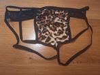 Sexy Heren jockstrap luipaard maat L, Verzenden, Zwart, Overige typen