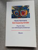 Henk Hermans - Een kopzorg minder, Henk Hermans, Ophalen of Verzenden, Ontwikkelingspsychologie, Zo goed als nieuw