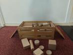 Houten Bouwblokken Set, Ophalen, Gebruikt, Overige merken