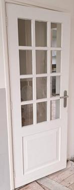 Nette binnendeur met glas incl deurklink, Minder dan 80 cm, Gebruikt, Glas, Ophalen