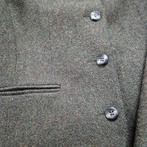 M38 Lanaby's colbert, mosgroen, bruine fluweel kraag 70% wol, Maat 38/40 (M), Lanaby 's, Ophalen of Verzenden, Zo goed als nieuw
