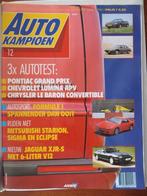 Autokampioen 12 1990 Jaguar XJR-S V12, Starion Sigma Eclipse, Ophalen of Verzenden, Nieuw, Overige merken