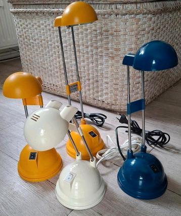 Vier vintage Ikea bureaulampen model espressivo jaren 90  beschikbaar voor biedingen