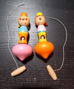 2 houten tollen, Ophalen of Verzenden, Zo goed als nieuw, Overige typen