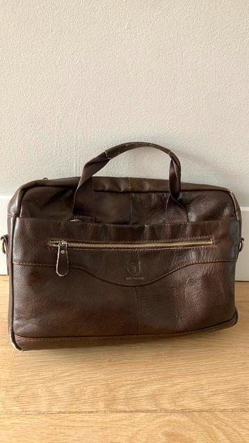 Stijlvolle heren tas of laptoptas. Donkerbruin beschikbaar voor biedingen