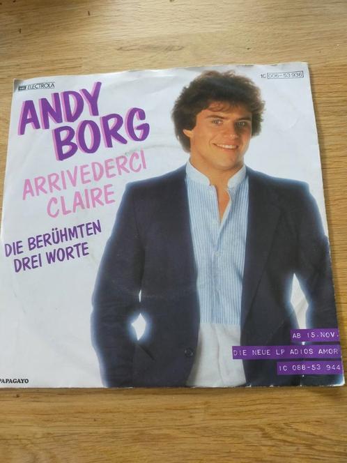 Andy Borg ,  arrivederci claire, Cd's en Dvd's, Vinyl Singles, Zo goed als nieuw, Nederlandstalig, Ophalen of Verzenden