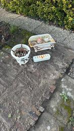 Emaile crème kleur, Ophalen