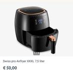 Swiss Pro Airfryer XXL 7,5L - Nieuw!, Ophalen of Verzenden, Nieuw, Airfryer XXL, 1500 gram of meer