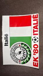 Sticker EK 1980 italie, Ophalen of Verzenden, Sticker
