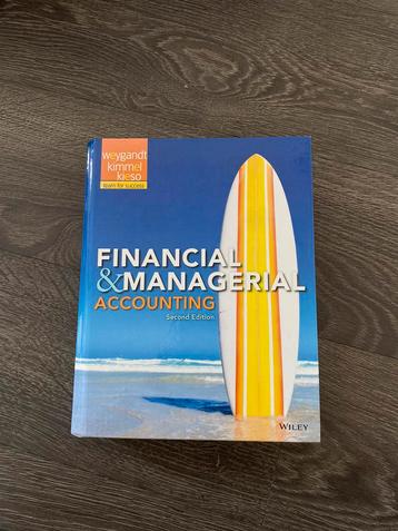 Financial & Managerial Accounting 2e editie