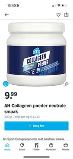 AH Collageen poeder neutrale smaak, Ophalen of Verzenden, Zo goed als nieuw, Poeder of Drank