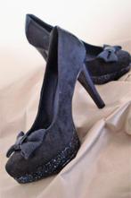 Sabatini pumps met suède en lakleer, maat 39, Nieuw, Nieuw, Schoenen met hoge hakken, Verzenden, Blauw
