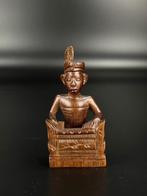 Indonesische figuur Indisch snijwerk Balinese sculptuur oud, Ophalen of Verzenden
