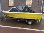 Beekman 485 Visboot - Yamaha 9.9 pk buitenboordmotor - en bo, Watersport en Boten, Gebruikt, Overige brandstoffen