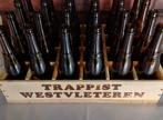 Houten krat WestVleteren incl (lege) flessen, Verzamelen, Ophalen, Zo goed als nieuw, Flesje(s), Overige merken