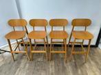 Houten kruk kersen, Huis en Inrichting, Barkrukken, 60 tot 90 cm, Nieuw, Ophalen of Verzenden, 1 kruk