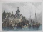 Rotterdam-  handgekleurde gravure, Ophalen of Verzenden