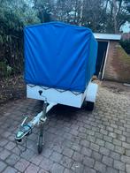 Nette boedelbak met blauw zeil te koop!, Ophalen, Gebruikt