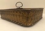 Art Nouveau messing Butler bestekbak/Caddy  Ca 1900, Antiek en Kunst, Antiek | Bestek, Ophalen of Verzenden