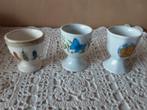3 leuke retro eierdopjes,  vanaf, Ophalen of Verzenden, Zo goed als nieuw, Kop en/of schotel