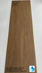 8mm dik Pvc click Bruin Eik met integreerde kurk ondervloer, Huis en Inrichting, Stoffering | Vloerbedekking, Bruin, 75 m² of meer