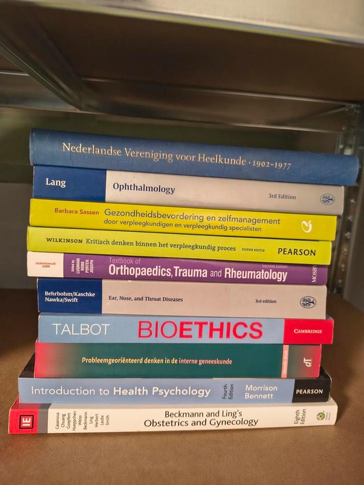 Medische studieboeken - Geneeskunde, Verpleegkunde, Boeken, Studieboeken en Cursussen, Gelezen, HBO, Alpha, Ophalen of Verzenden