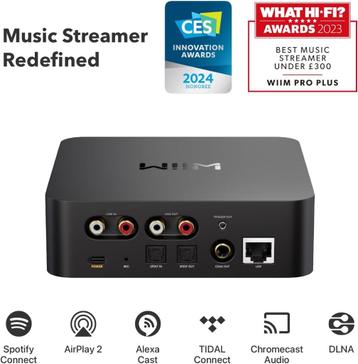 WiiM Pro Streamer – Halfjaar oud, als nieuw! beschikbaar voor biedingen