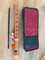 Aura Blokfluit - Inclusief Hoes en Borstel, Gebruikt, W, Sopraan of Sopranino, Ophalen of Verzenden