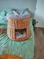 Rieten kattenmand, rond., Dieren en Toebehoren, Kattenmanden, Ophalen, Gebruikt, Riet
