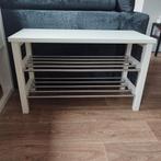 Shoe rack with bench white IKEA, Ophalen of Verzenden, Zo goed als nieuw