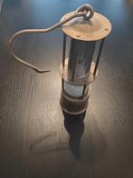 Mijnwerkerslamp,koper,antiek, Ophalen of Verzenden, Gebruikt