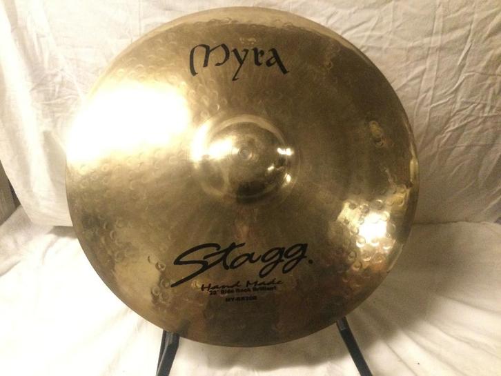 Rock Brilliant ride van Stagg Myra handmade zgan, Muziek en Instrumenten, Percussie, Zo goed als nieuw, Overige soorten, Ophalen of Verzenden