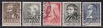 4182 - Nederland nvph 318/322 gestempeld , Zomerzegels, Verzenden, T/m 1940, Gestempeld