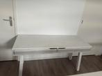Wit houten bureau, Ophalen, Gebruikt, Bureau