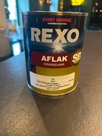 Reno Aflak Verf Hoogglans RAL 7021 - Nieuw, Zwart, Nieuw, Ophalen of Verzenden, Verf