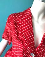Apart blouse rood met witte polka dot maat 38, Kleding | Dames, Maat 38/40 (M), Ophalen of Verzenden, Zo goed als nieuw, Rood
