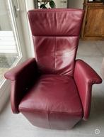 Verstelbare relaxstoel., Huis en Inrichting, Fauteuils, Ophalen, Gebruikt, Minder dan 75 cm, Leer